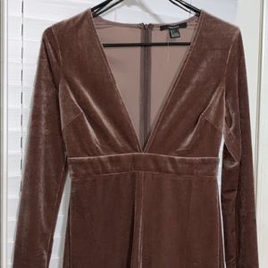 Forever 21 Velvet Romper
